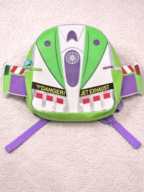 Disney Green and Purple Buzz Lightyear Jetpack Backpack